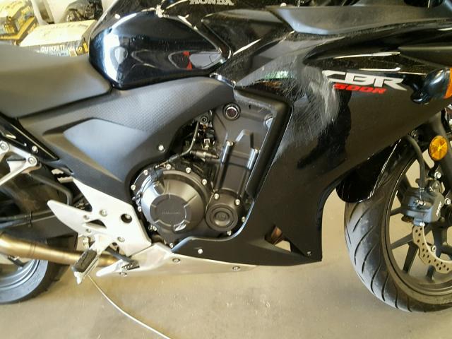 MLHPC4411D5001440 - 2013 HONDA CBR500 R BLACK photo 7