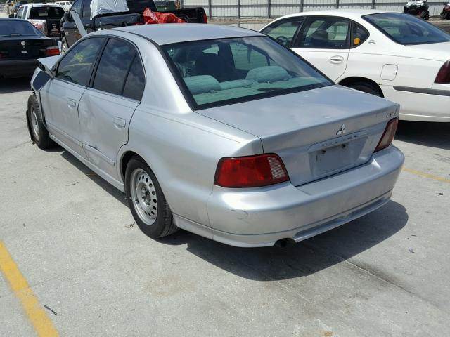 4A3AA46G23E182978 - 2003 MITSUBISHI GALANT ES SILVER photo 3