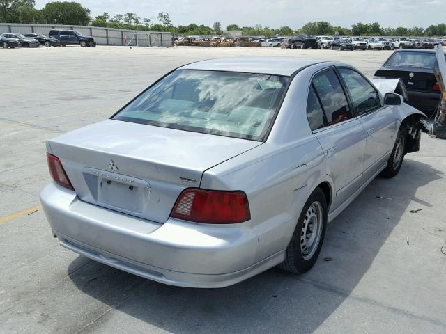 4A3AA46G23E182978 - 2003 MITSUBISHI GALANT ES SILVER photo 4