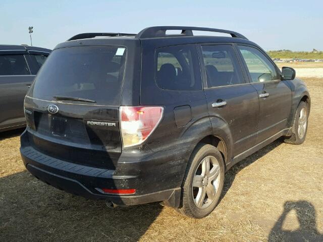 JF2SH64669H775471 - 2009 SUBARU FORESTER 2 BLACK photo 4