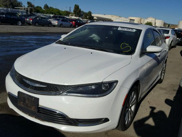 1C3CCCAB8FN621475 - 2015 CHRYSLER 200 LIMITE WHITE photo 2