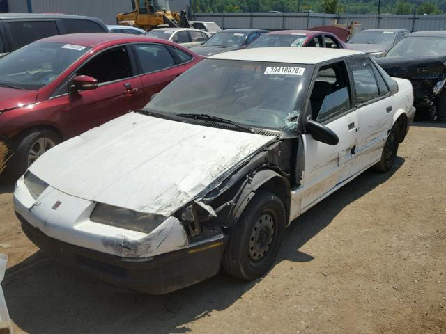 1G8ZH5492NZ191343 - 1992 SATURN SL1 WHITE photo 2