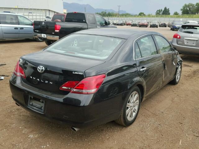 4T1BK36B18U301485 - 2008 TOYOTA AVALON XL BLACK photo 4