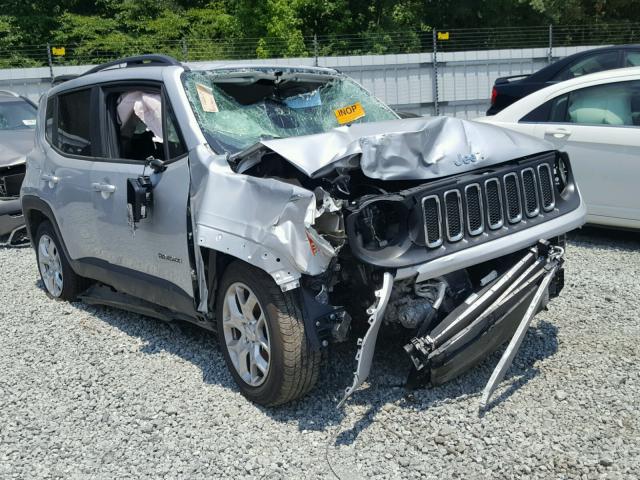 ZACCJABB9HPG43385 - 2017 JEEP RENEGADE L SILVER photo 1