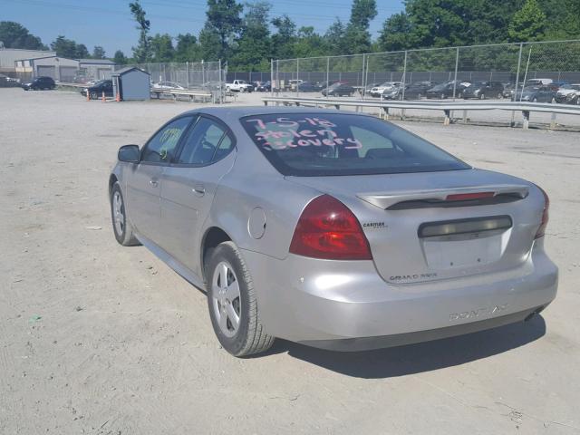 2G2WP552661140018 - 2006 PONTIAC GRAND PRIX SILVER photo 3