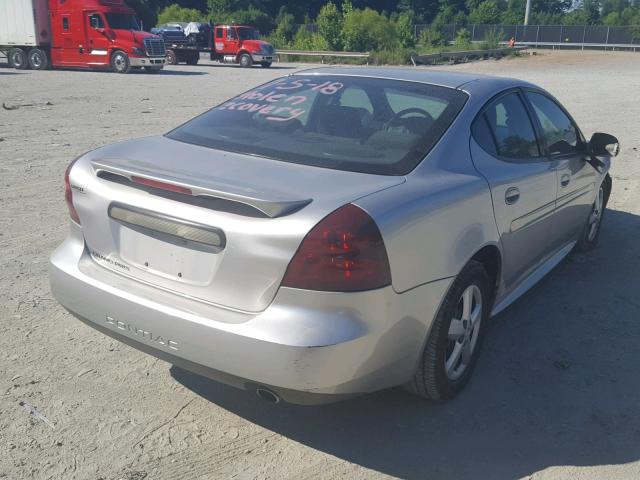 2G2WP552661140018 - 2006 PONTIAC GRAND PRIX SILVER photo 4
