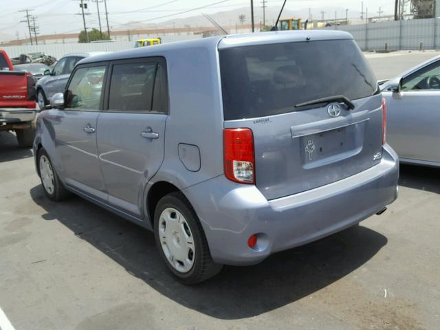 JTLZE4FE1CJ009845 - 2012 TOYOTA SCION XB Mavi foto 3