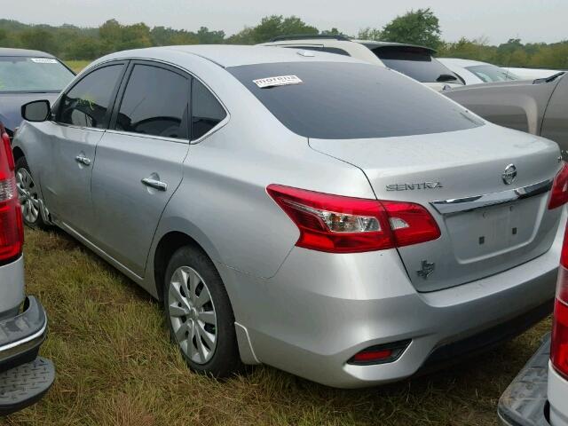 3N1AB7AP7GL683091 - 2016 NISSAN SENTRA S GRAY photo 3