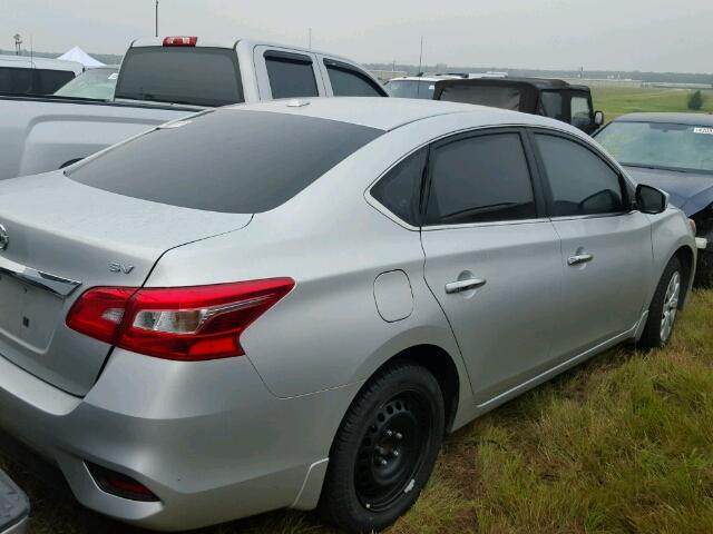 3N1AB7AP7GL683091 - 2016 NISSAN SENTRA S GRAY photo 4