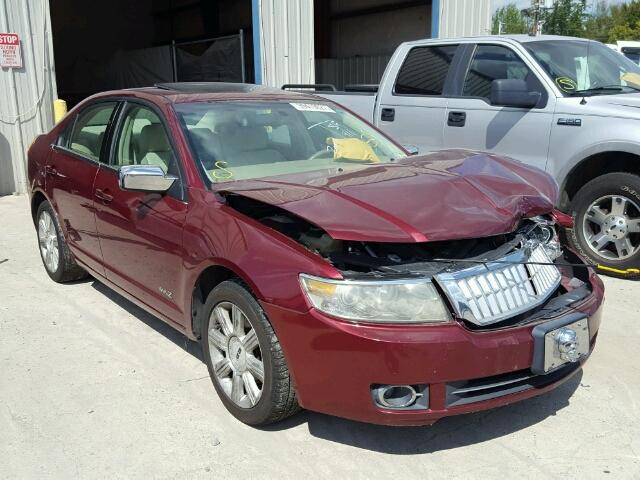 3LNHM28T27R620579 - 2007 LINCOLN MKZ BURGUNDY photo 1