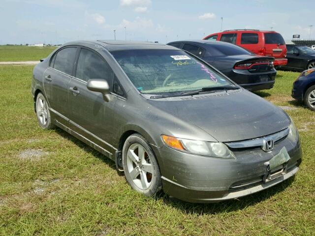 2HGFA16877H303519 - 2007 HONDA CIVIC EX GRAY photo 1