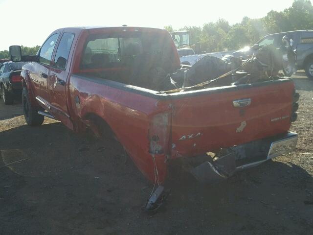 3D7KS28C26G290619 - 2006 DODGE RAM 2500 S RED photo 3