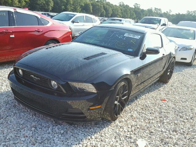 1ZVBP8CF3E5254585 - 2014 FORD MUSTANG GT BLACK photo 2