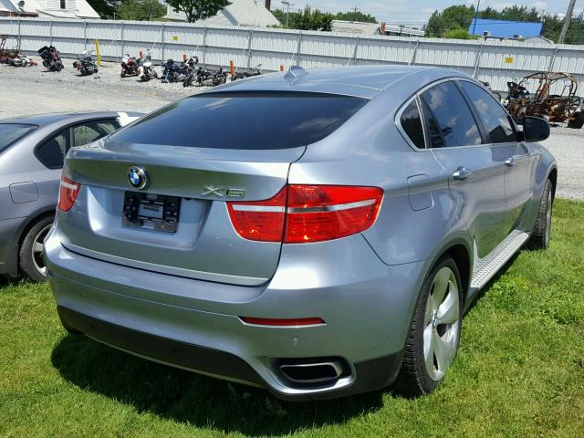 5UXFH0C51ALC66171 - 2010 BMW X6 HYBRID GRAY photo 4