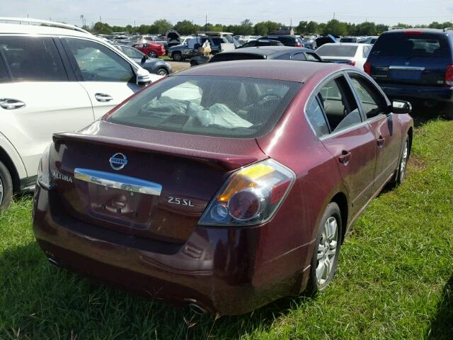 1N4AL2AP3BN509739 - 2011 NISSAN ALTIMA MAROON photo 4