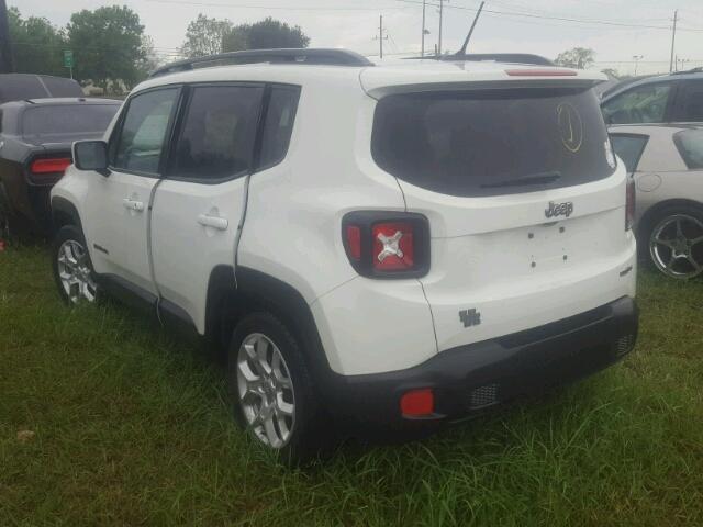 ZACCJABT6FPB45750 - 2015 JEEP RENEGADE WHITE photo 3