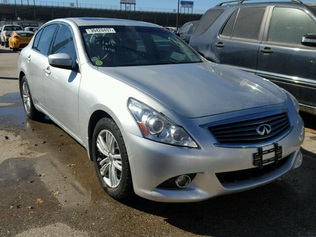 JN1CV6AR9BM355262 - 2011 INFINITI G37 SILVER photo 1