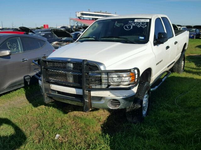 1D7KU28C53J538771 - 2003 DODGE RAM 2500 S WHITE photo 2