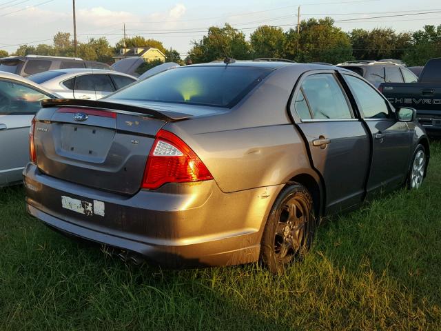 3FAHP0HA9AR187726 - 2010 FORD FUSION CHARCOAL photo 4