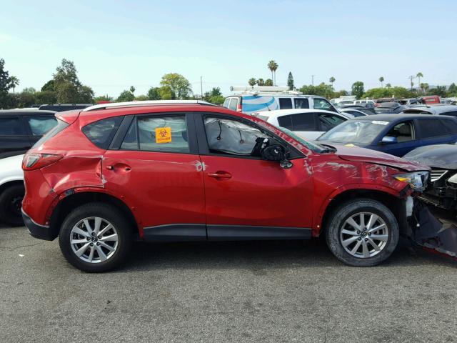 JM3KE2BE5F0453562 - 2015 MAZDA CX-5 SPORT RED photo 10