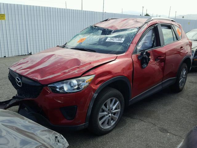 JM3KE2BE5F0453562 - 2015 MAZDA CX-5 SPORT RED photo 2