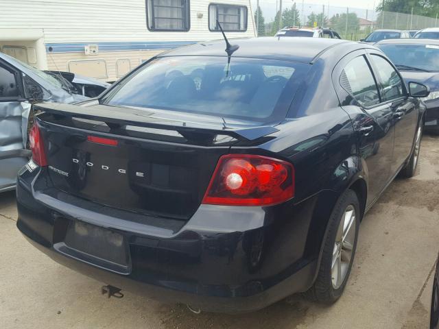 1B3BD1FG7BN544008 - 2011 DODGE AVENGER MA BLACK photo 4