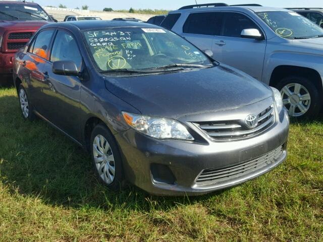 5YFBU4EE0DP181699 - 2013 TOYOTA COROLLA GRAY photo 1