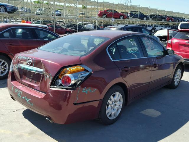 1N4AL2AP5BN460642 - 2011 NISSAN ALTIMA BAS MAROON photo 4