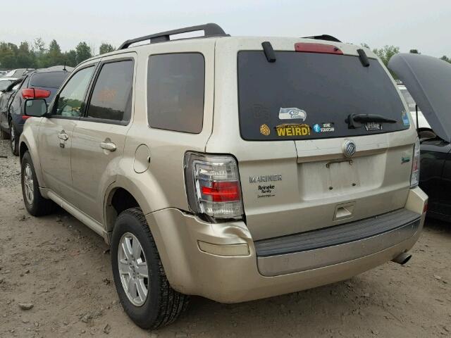 4M2CN9BG9AKJ08226 - 2010 MERCURY MARINER TAN photo 3