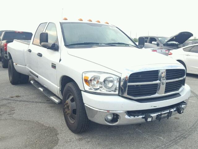 3D7ML48A67G806059 - 2007 DODGE RAM 3500 WHITE photo 1