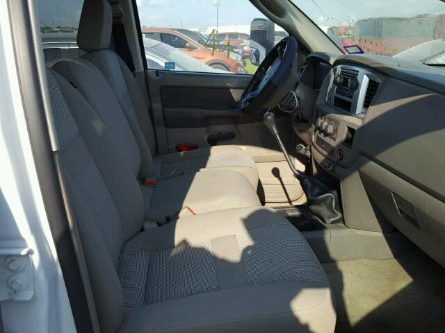 3D7ML48A67G806059 - 2007 DODGE RAM 3500 WHITE photo 5
