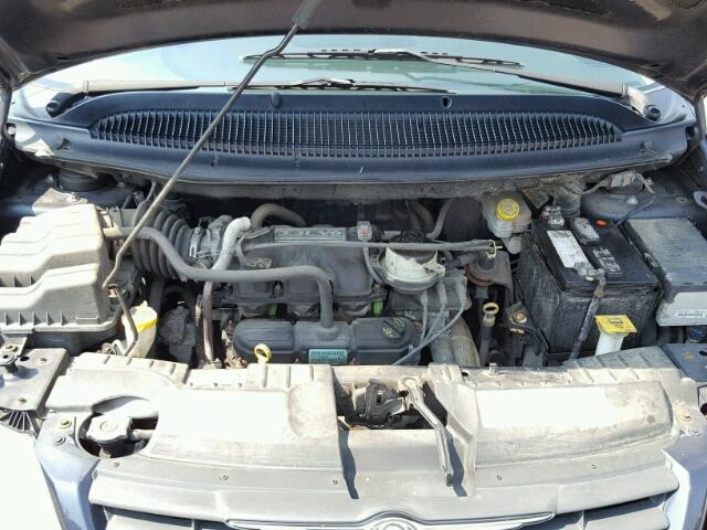 1A4GJ45R27B164093 - 2007 CHRYSLER TOWN & COU BLUE photo 7