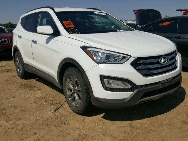 5XYZU3LB5FG286814 - 2015 HYUNDAI SANTA FE S WHITE photo 1