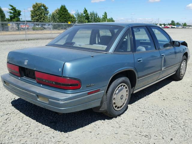 2G4WB54L0P1499298 - 1993 BUICK REGAL CUST GREEN photo 4