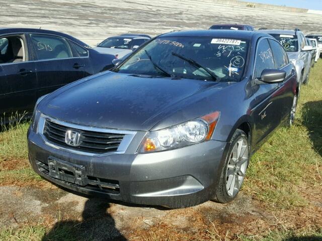 1HGCP26349A173695 - 2009 HONDA ACCORD LX GRAY photo 2