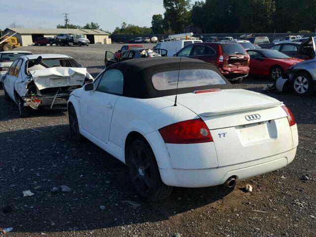 TRUTC28N931019943 - 2003 AUDI TT WHITE photo 3