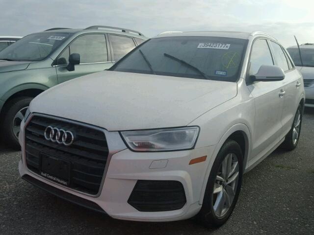 WA1ECCFS2HR011204 - 2017 AUDI Q3 PREMIUM WHITE photo 2