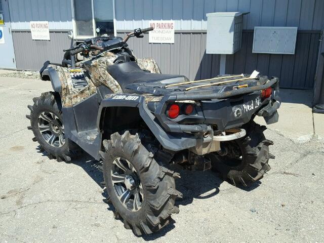 3JBLWPP10EJ000737 - 2014 CAN-AM OUTLANDER BROWN photo 3