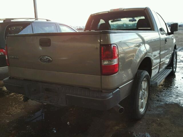 1FTRF12245NB97355 - 2005 FORD F150 GRAY photo 4