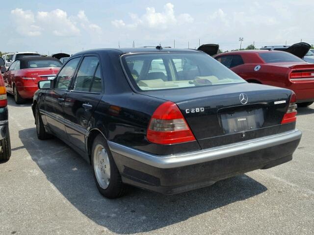 WDBHA29G0YA799228 - 2000 MERCEDES-BENZ C 280 BLACK photo 3