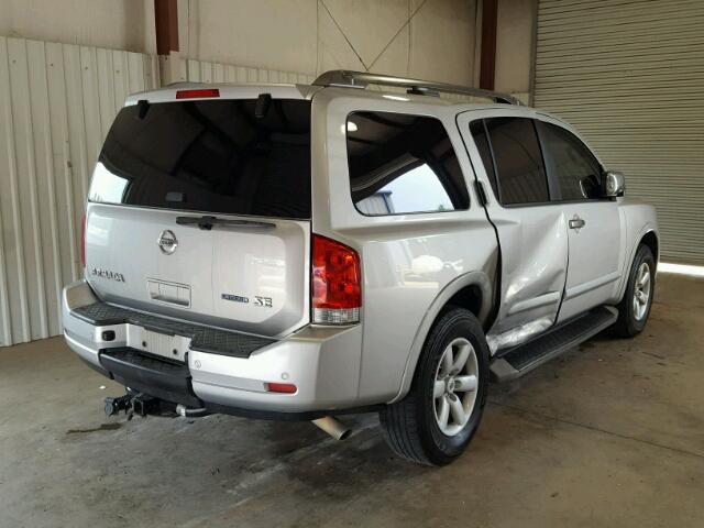 5N1BA0ND2AN610029 - 2010 NISSAN ARMADA SE SILVER photo 4