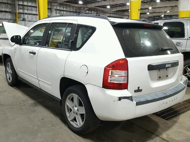 1J8FF47WX8D707159 - 2008 JEEP COMPASS SP 白色 照片 3