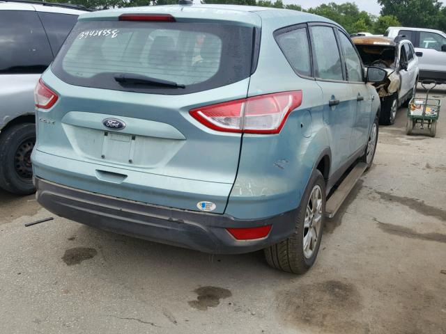 1FMCU0F72DUB00424 - 2013 FORD ESCAPE S BLUE photo 4