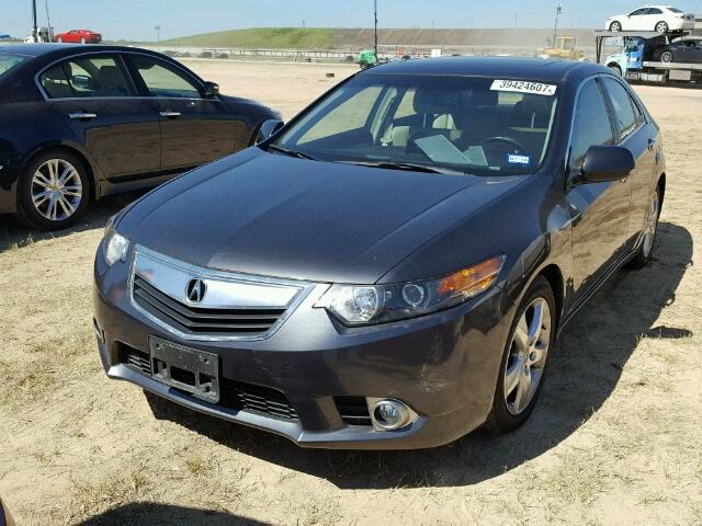 JH4CU2F64DC006783 - 2013 ACURA TSX TECH GRAY photo 2