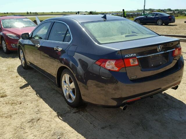 JH4CU2F64DC006783 - 2013 ACURA TSX TECH GRAY photo 3