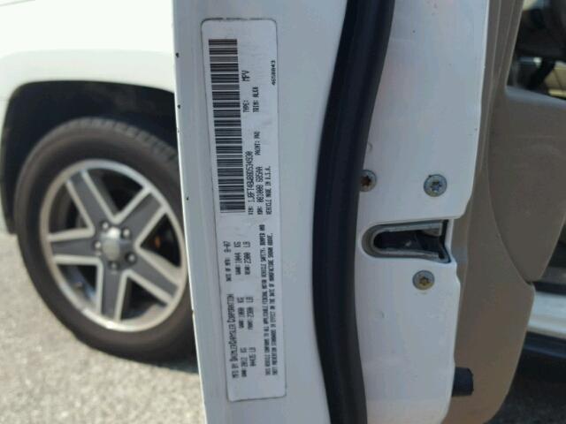 1J8FT48W88D534930 - 2008 JEEP PATRIOT LI WHITE photo 10