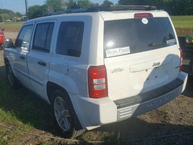 1J8FT48W88D534930 - 2008 JEEP PATRIOT LI WHITE photo 3