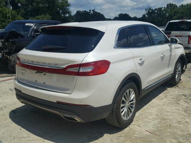 2LMTJ6KR9GBL73913 - 2016 LINCOLN MKX SELECT WHITE photo 4