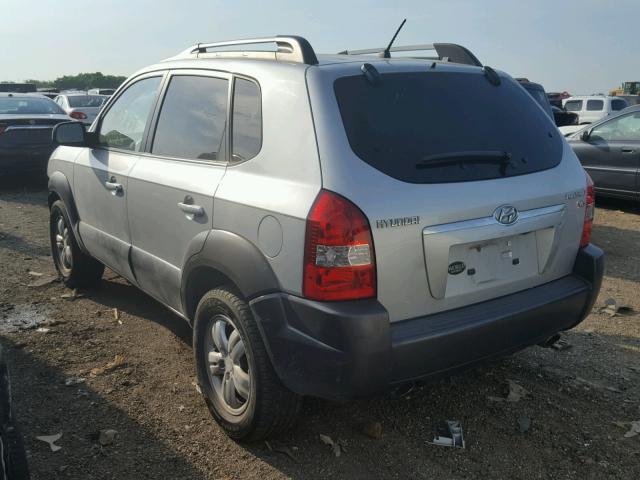 KM8JN12DX7U638699 - 2007 HYUNDAI TUCSON SE GRAY photo 3