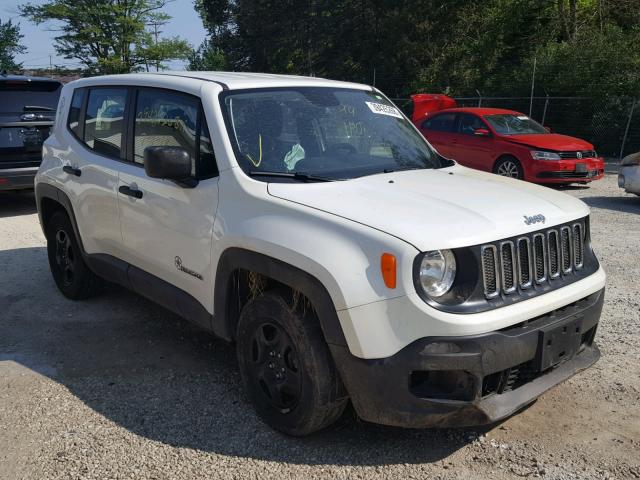 ZACCJAAB8HPG07219 - 2017 JEEP RENEGADE S 白色 照片 1